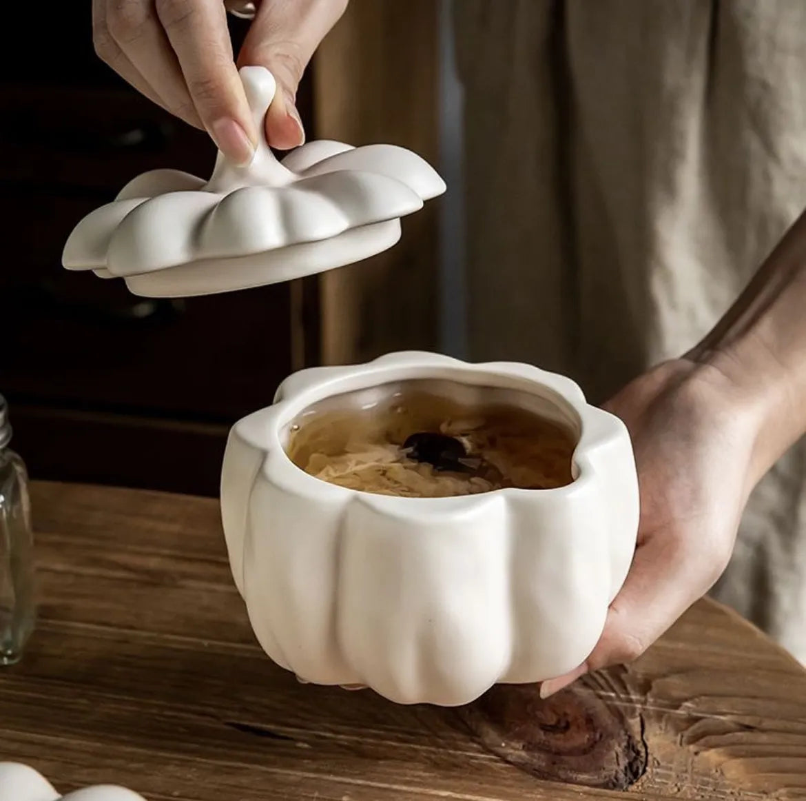 Ceramic Pumpkin Bowl