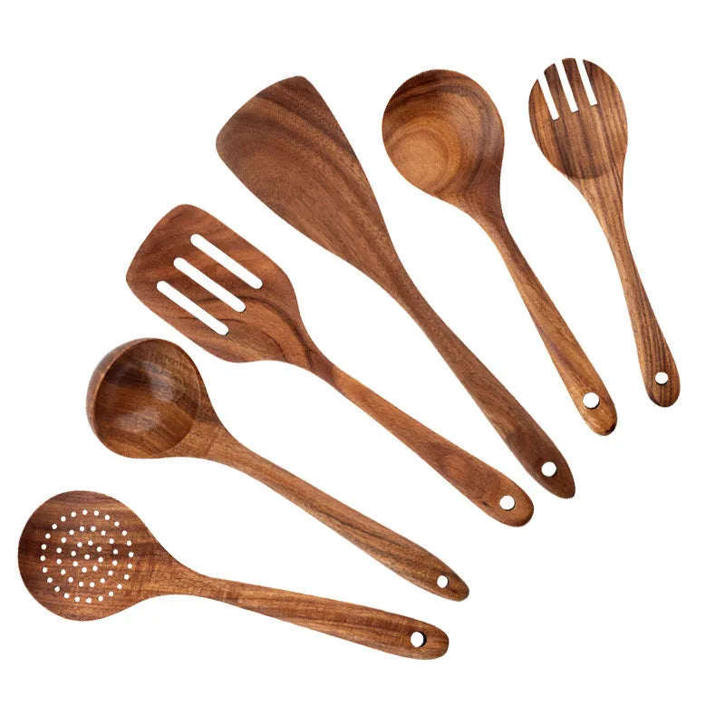Acacia Utensil set of 6