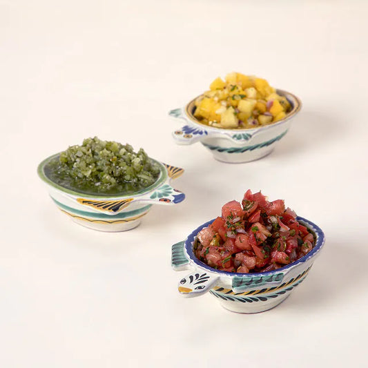 Majolica Salsa Turtles - Set of 3